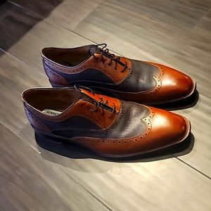 Brown Two-tone Wingtip. Size 12